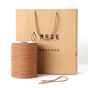 High - quality needle through paper rope handbag bag rope rope rope tied textile accessories