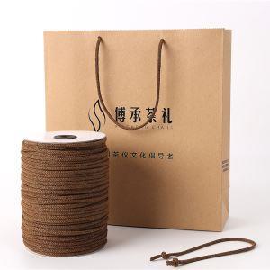 The new toys needle through the paper rope tied with a ribbon of environmental protection rope rope hanging bag manufacturers spot processing custom