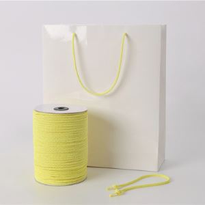 Manufacturers of new high - quality bundles Zhuanzao environmental protection needle through the rope toys tag rope packaging rope textile accessories DIY